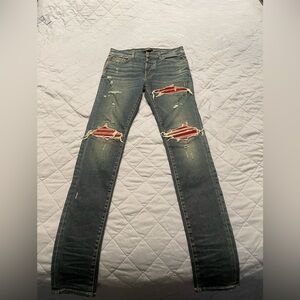 Men’s amiri jeans size 32 worn once , great condition